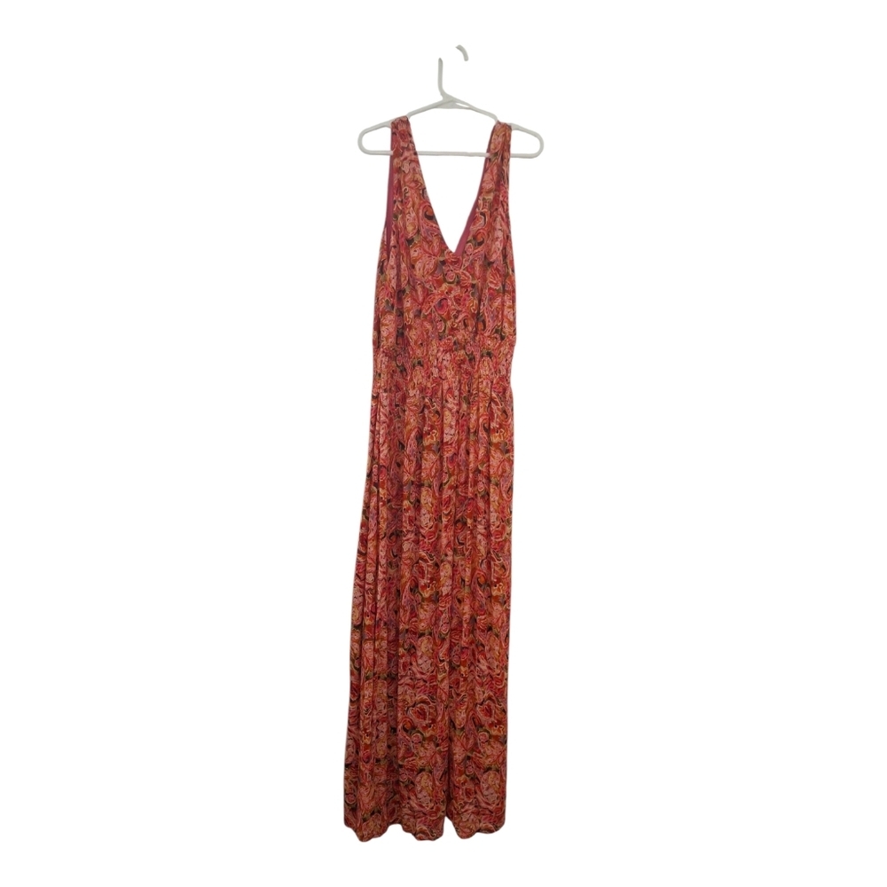 NWT DEAR JOHN ERIN NOVELTY DRESS Maxi Cottagecore Boho Paisley - Picture 5 of 10